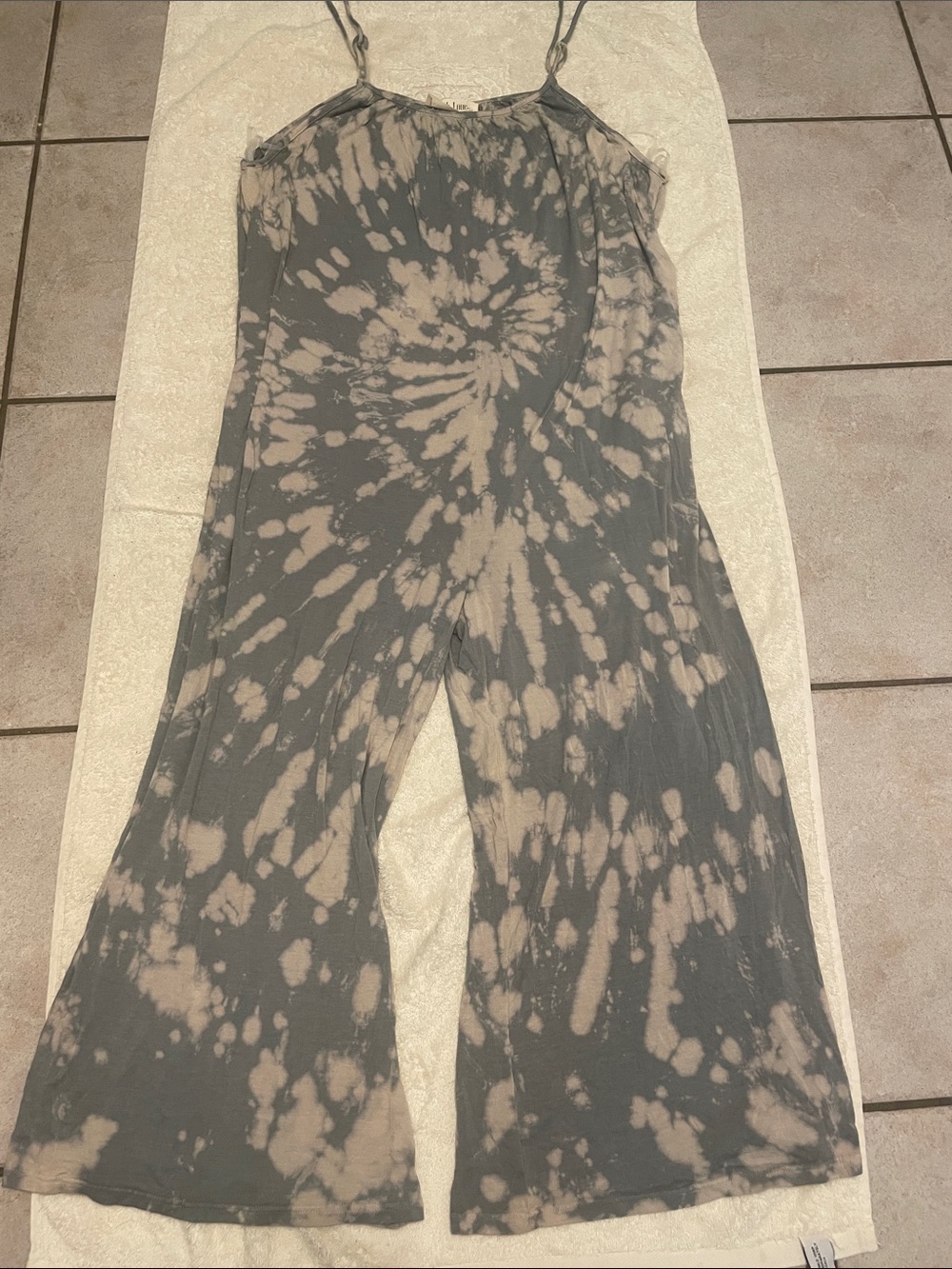 Peach Love California Tie Dye Jumpsuit